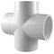 Charlotte Pipe And Foundry Charlotte Pipe Schedule 40 1/2 in. Slip X 1/2 in. D Slip PVC Cross 1 pk PVC 02410 0500 - alternate 1